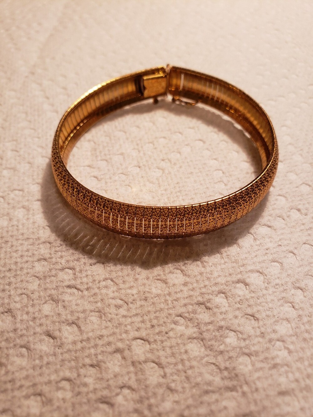 Vintage Dyadema Goldtone Bangle Bracelet